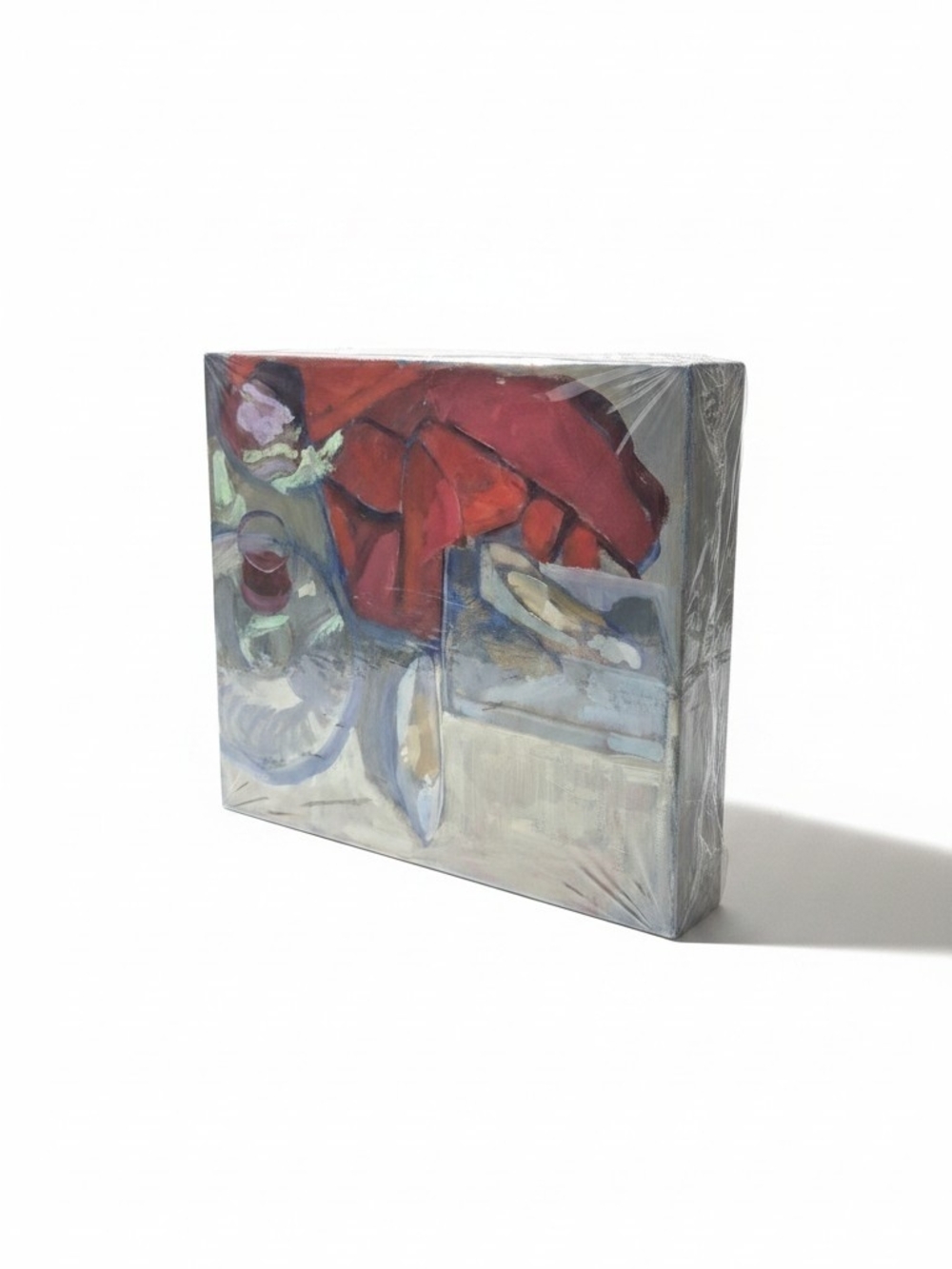 Abstract Still Life Canvas Painting Unframed Small 20 x 16 in Single Piece